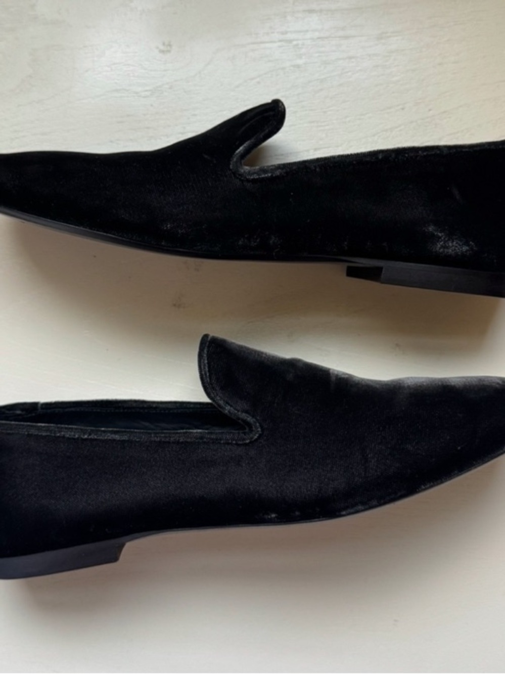 Vince Bray Velvet Smoking Loafers - Picture 9 of 15